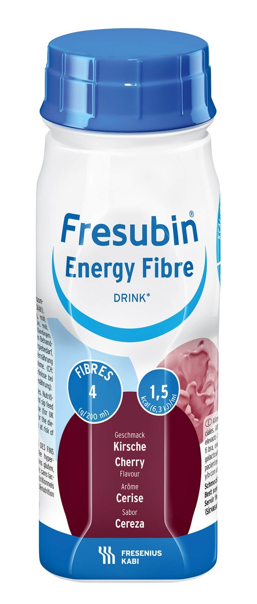 Fresenius Fresubin Energy Vezel Drink - Kers - 4x200ml Fresenius Fresubin Energy Vezel Drink - Kers - 4x200ml