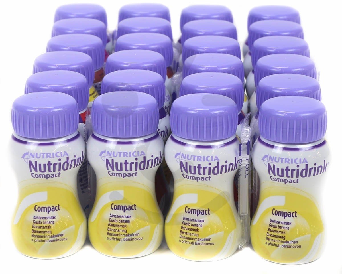 Nutridrink Compact Banaan | 6 pakken van 4x125ml Nutridrink Compact Banaan | 6 pakken van 4x125ml